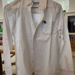 boys white button down
